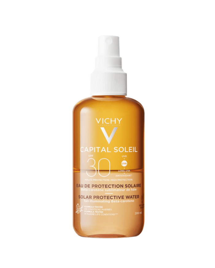 VIchy Capital Soleil Eau de Protection Solaire SPF 30 – 200ml : Protection et Bronzage Optimal
