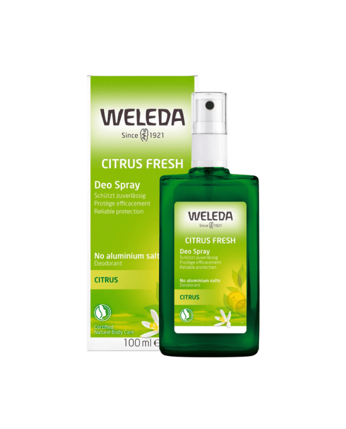 WELEDA CITRUS FRESH DEODORANT SPRAY 100 ML – Le déodorant naturel qui offre une fraîcheur durable