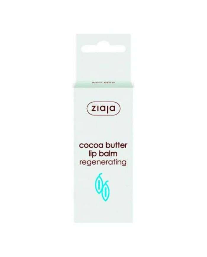 ZIAJA Baume à Lèvres Régénérant au Beurre de Cacao 10 ml – Hydratation Intense et Protection