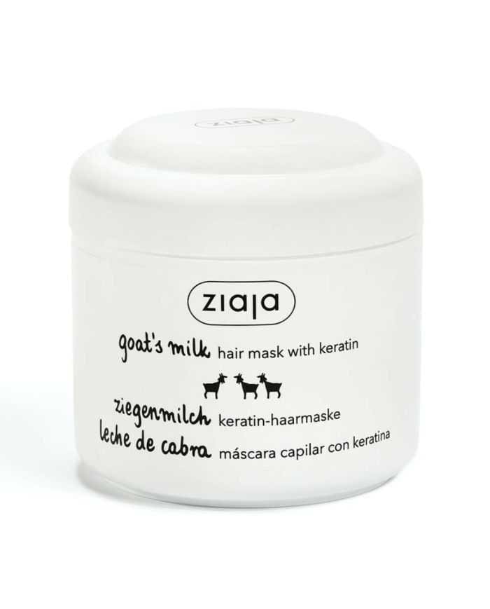 ZIAJA Masque Cheveux Lait de Chèvre 200 ml – Soin Réparateur