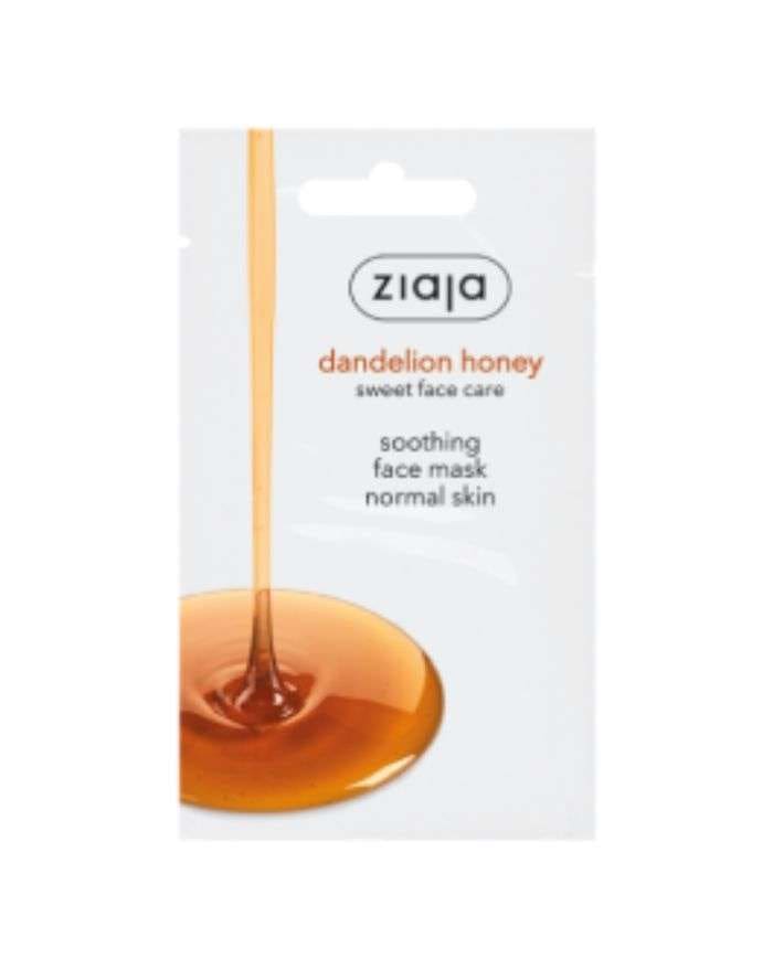 ZIAJA Masque Hydratant au Miel de Pissenlit 7 ml – Soin Visage pour Peaux Normales