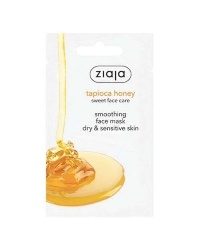 Masque au Miel de Tapioca ZIAJA : Hydratation Intense pour Peaux Sensibles – 7 ML