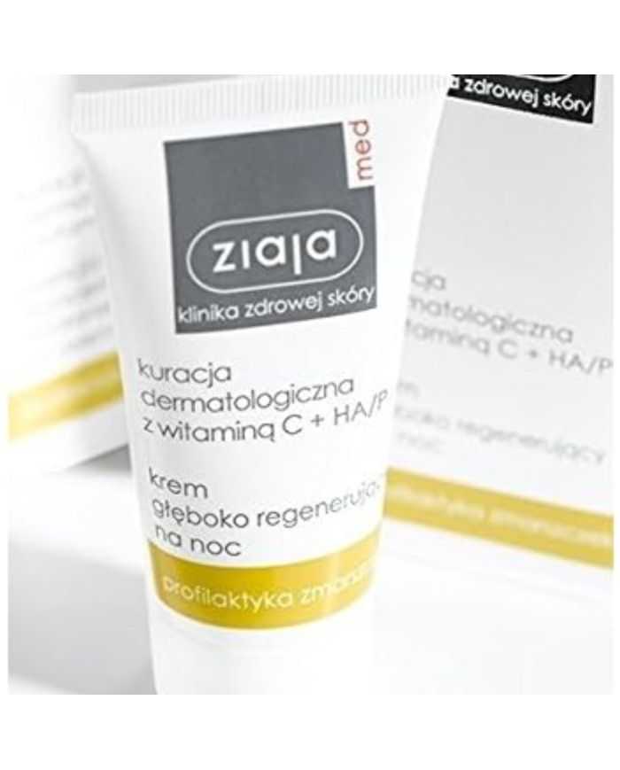 Crème de Nuit à la Vitamine C ZIAJA MED – 50 ml | Soin Hydratant Visage