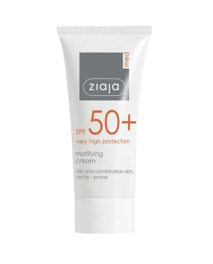 Crème Solaire Matifiante Invisible SPF 50+ Ziaja Med