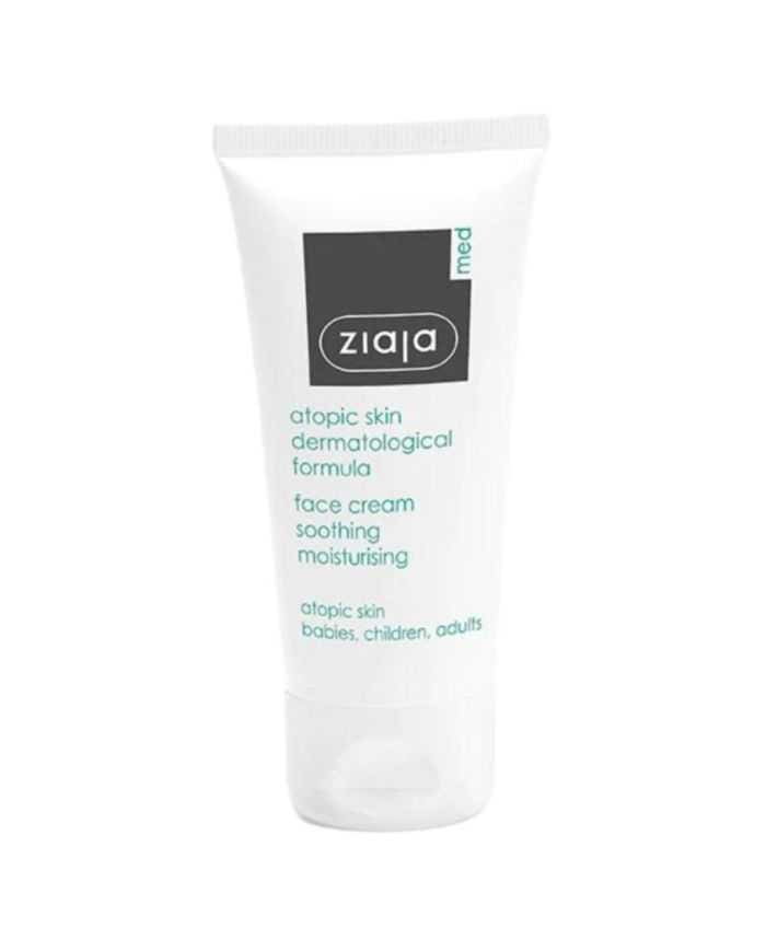 Crème Visage ZIAJA MED 50 ML – Hydratante et Apaisante Peaux Atopiques