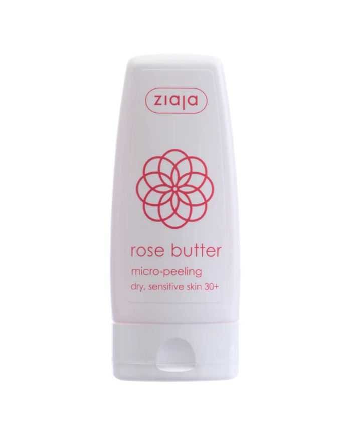 Gommage Visage ZIAJA Rose Butter Micro Peeling 60 ml – Éclat et Douceur