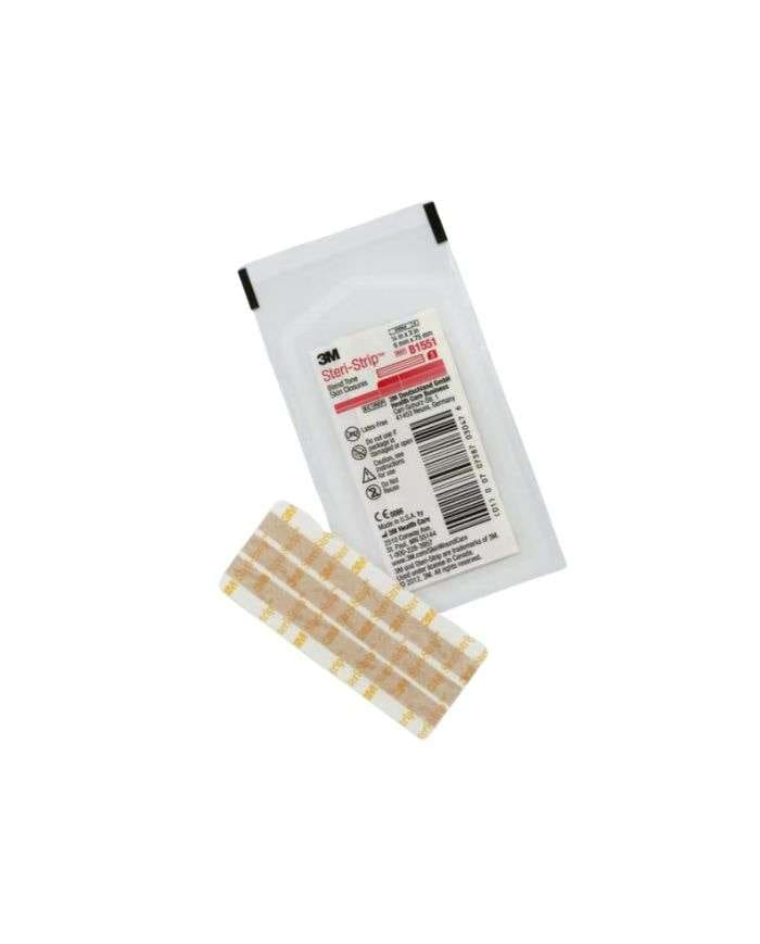 Pansements 3M Steri Strip 75mm x 6mm pour Peau