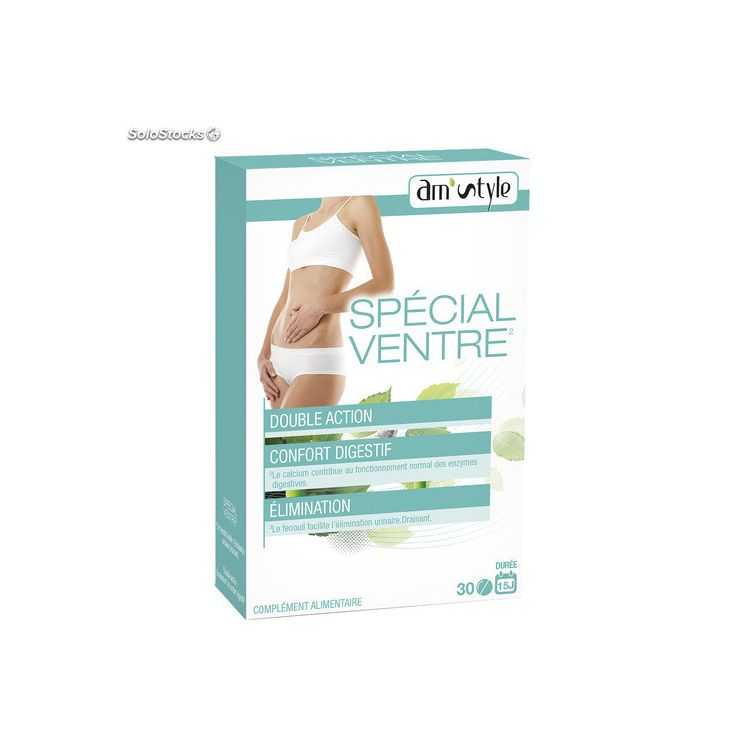 Comprimés Detox Ventre Plat Double Action 30 unités