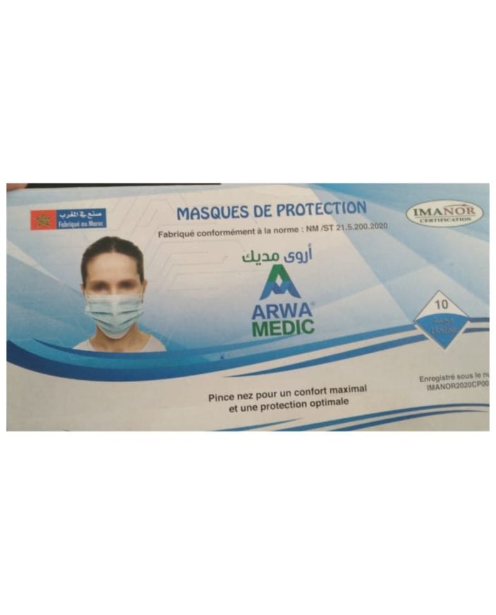 Masque de Protection ARWAMEDIC – 10 Unités