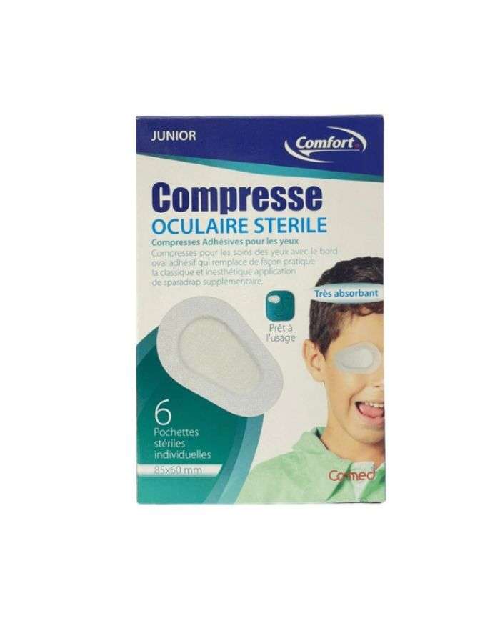 Compresses oculaires stériles Junior – 6 pochettes