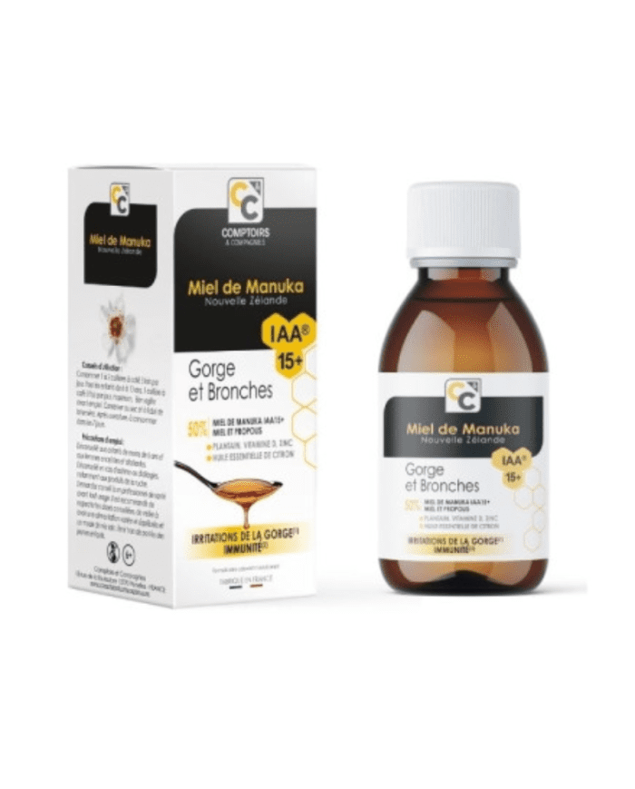 Miel de Manuka IAA 15+ pour Gorge et Bronches 100ml