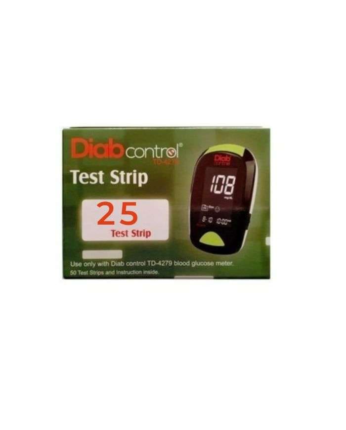Bandelettes Diabcontrol 25 pour Glucomètre TD 4279