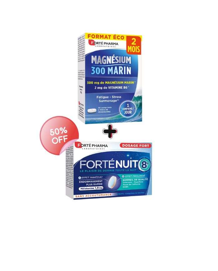 Forte Pharma Magnésium Marin 300 et Forte Nuit