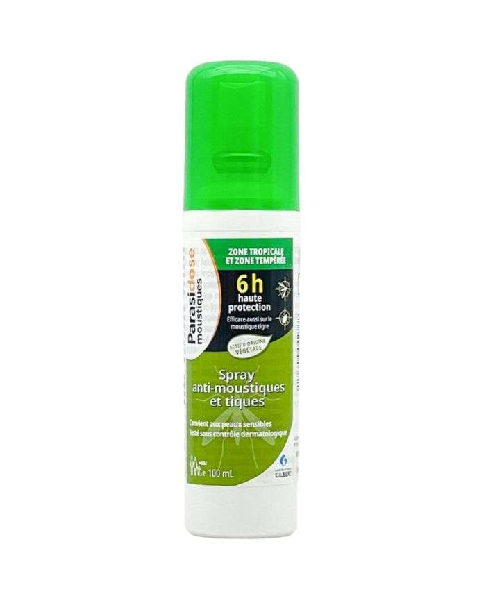 Gilbert Parasidose spray répulsif moustiques 100 ml