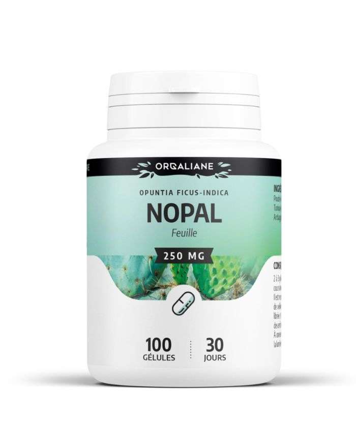 GPH Nopal Feuille 250 mg – 100 gélules pour la detox