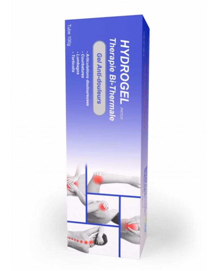 Gel hydrogel contre la douleur articulaire et musculaire 100g