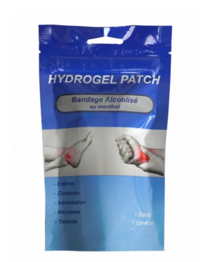 Bandage Mentholé Hydrogel 7,5cm x 2m pour Soins