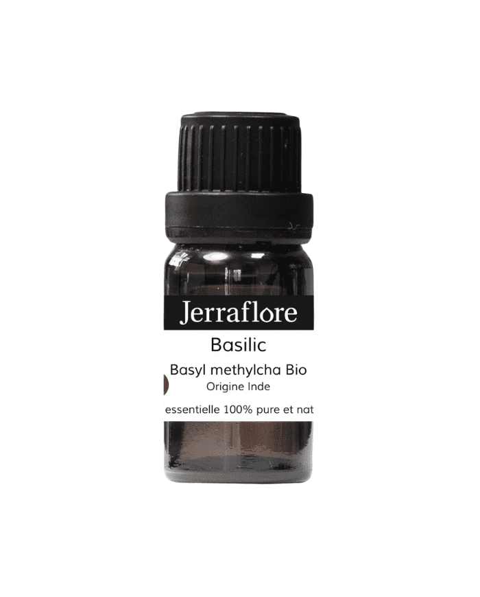Huile Essentielle Bio de Basilic Methylcha – 10 ml
