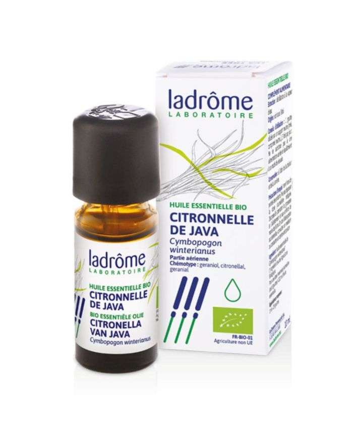 Huile Essentielle Bio Citronnelle Van Java de Ladrome