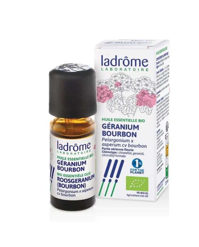Huile Essentielle de Géranium Bourbon BIO – Ladrome