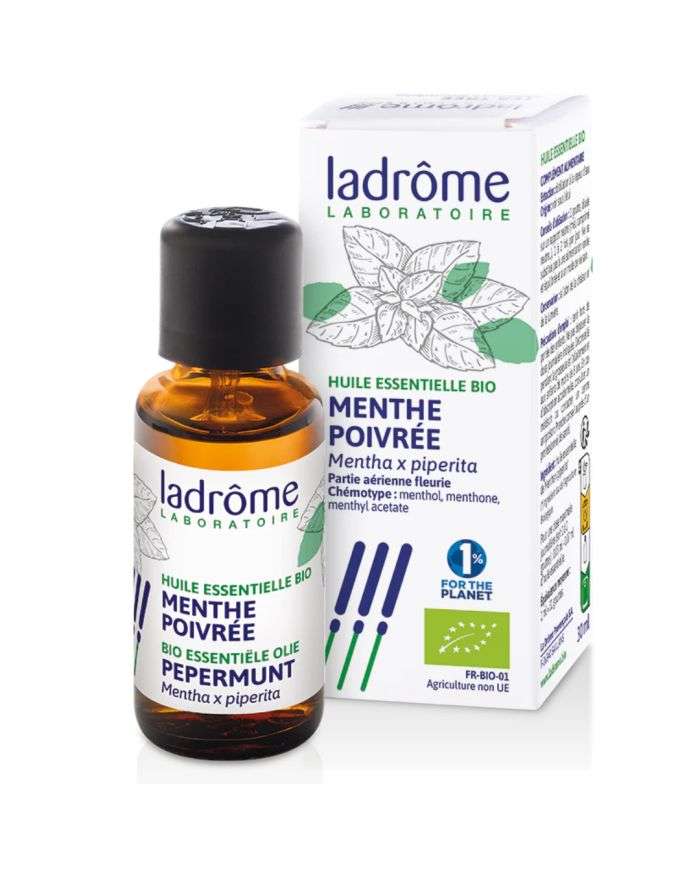 Huile Essentielle Bio Menthe Poivrée 10 ml de Ladrome