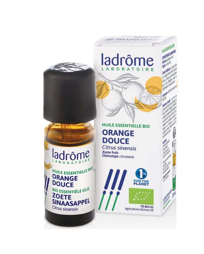 Huile essentielle bio d&rsquo;orange douce Ladrome 10ml