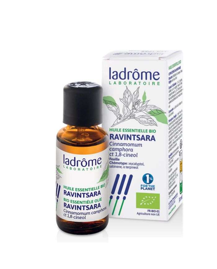 Huile Essentielle Bio de Ravintsara par Ladrome