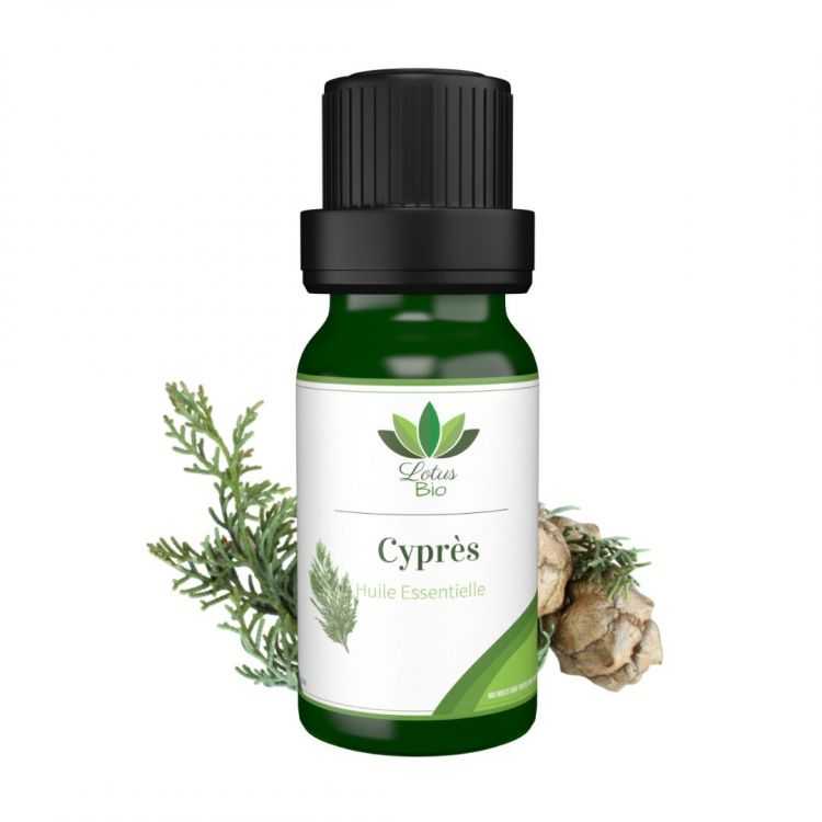 Huile Essentielle de Cyprès Bio – Lotus 100 ml