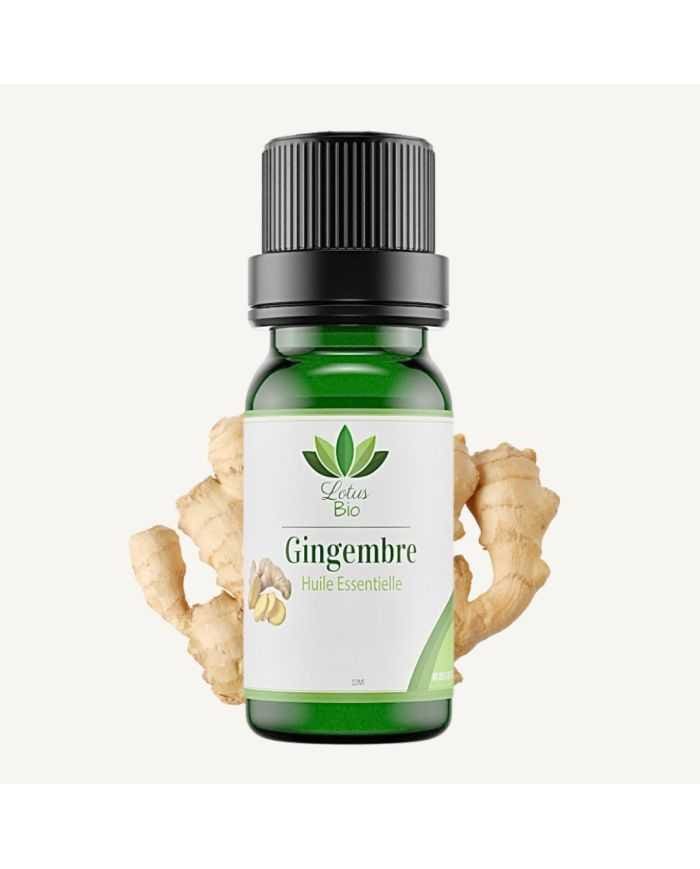 Huile Essentielle de Gingembre Bio – Lotus