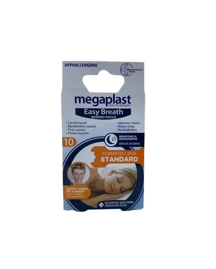 Bandelettes Nasales Megaplast Easybreath – Pack de 10
