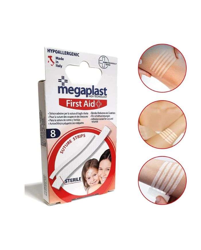 Suture Strip Stérile Megaplast en Boîte de 8