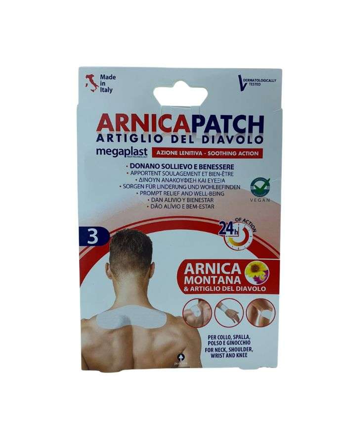 Patch Arnica Megaplast – Boîte de 3 unités