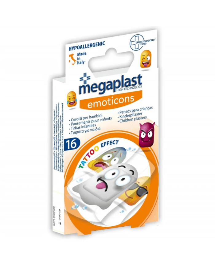 Pansements Enfants Megaplast Emoticones Tatou – 16 unités
