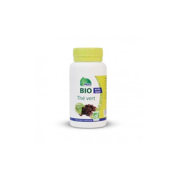 MGD Nature Bio Thé Vert : 60 Gélules Detox