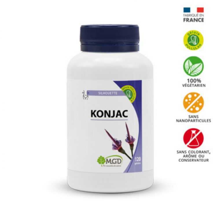 Gélules de Konjac MGD Nature pour Ventre Plat