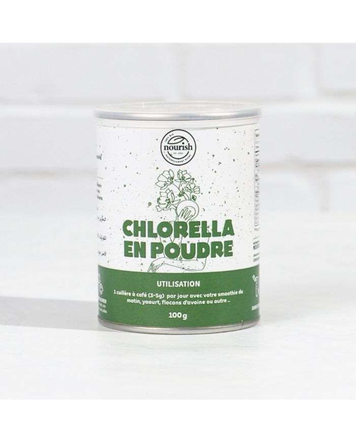 Poudre de Chlorella Nourrissante 100g – Superaliment