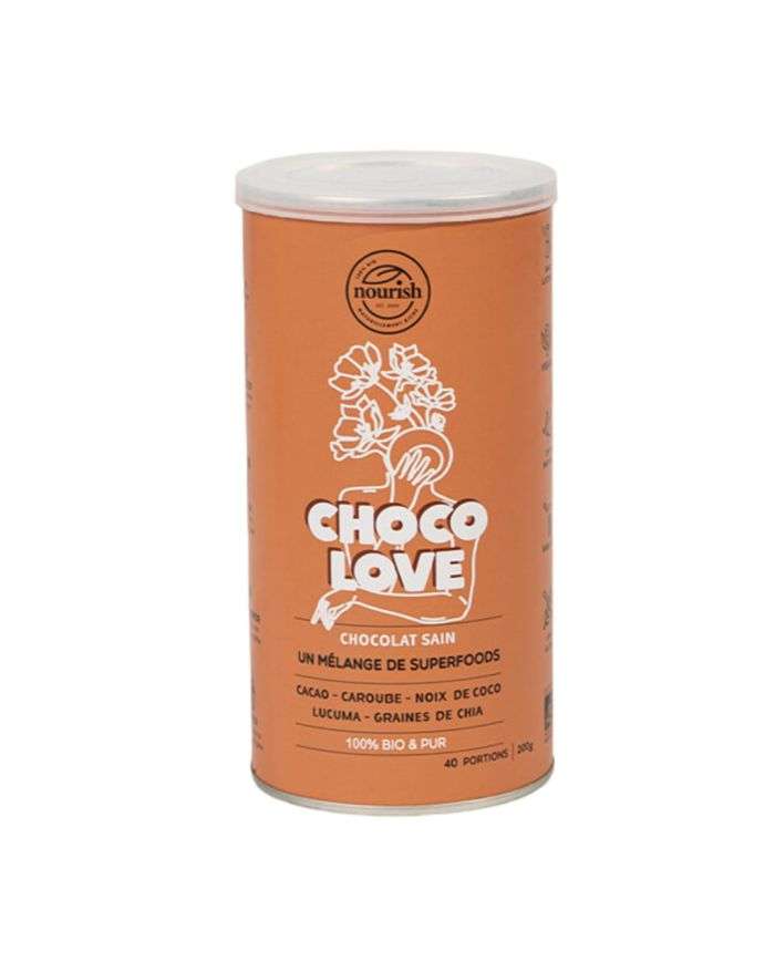 Infusion Nourish Choco Love 200g pour un moment savoureux