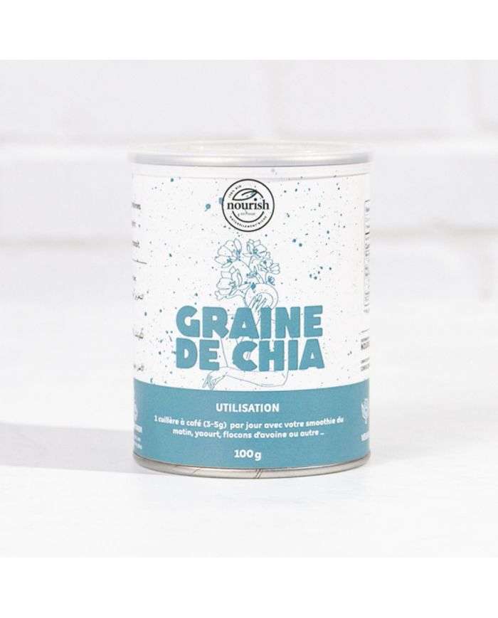 Graine de Chia Nourish 100 g pour bien-être