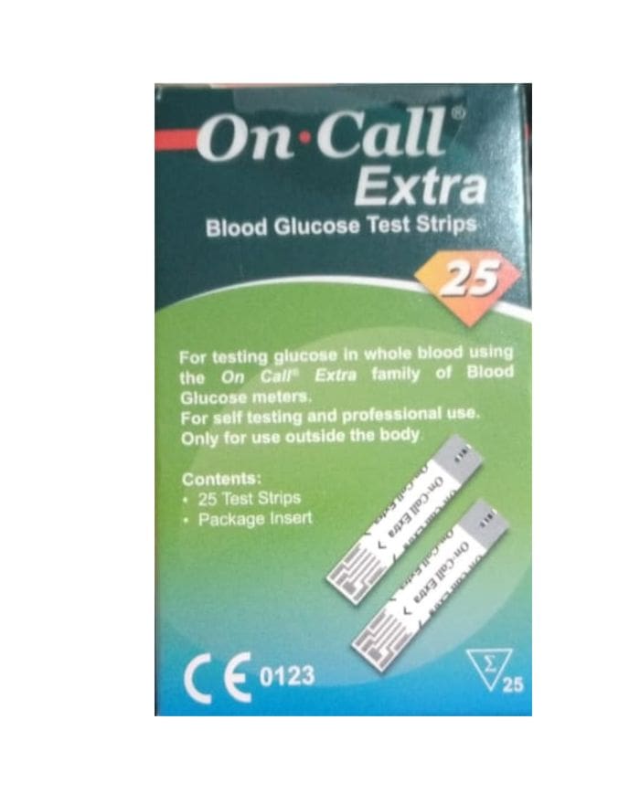 Bandes de Test ON-CALL EXTRA pour Glucose