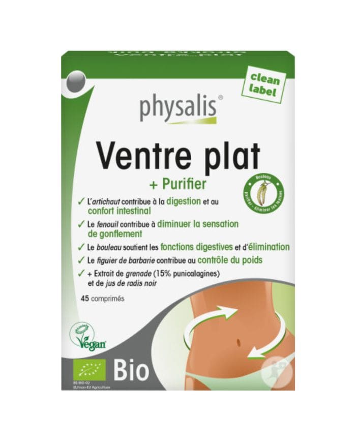 Physalis Ventre Plat + Purifier 45 Comprimés