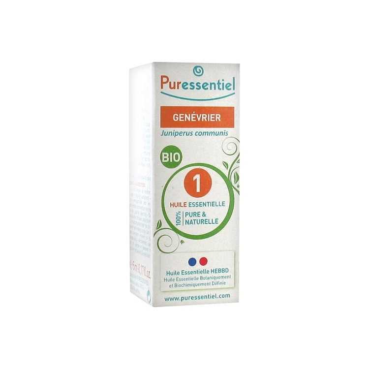 Huile essentielle de Genévrier Bio – Puressentiel 5 ml