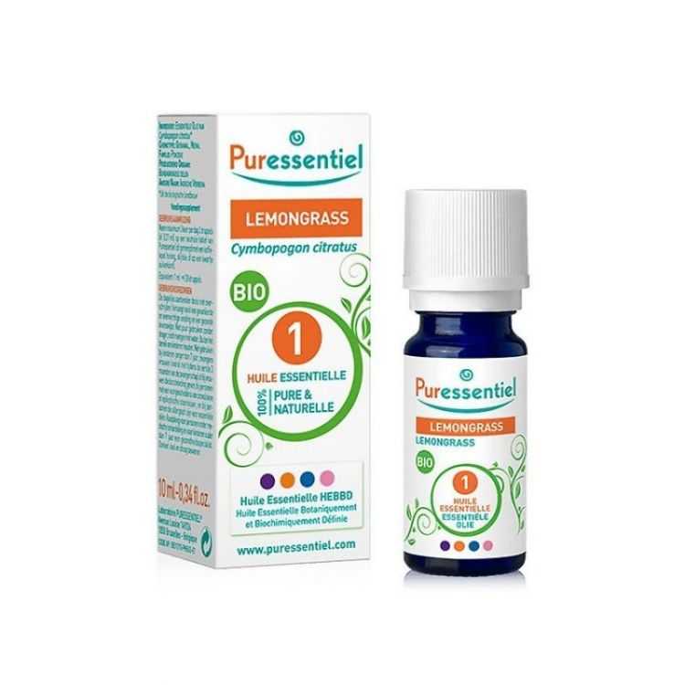 Huile Essentielle de Lemongrass BIO 10 ml – Puressentiel