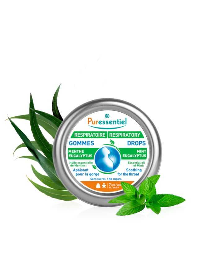 PurEssentiel Gommes Respiratoires Menthe Eucalyptus
