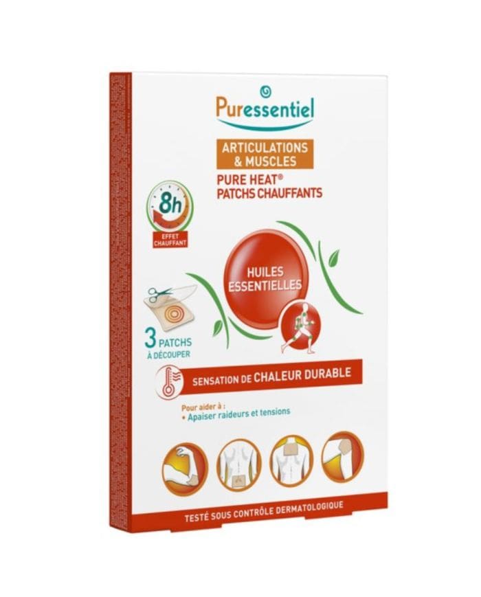 Patchs chauffants Puressentiel muscles et joints