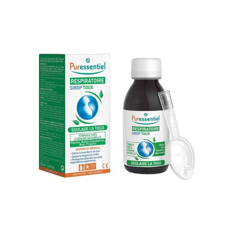 Sirop Puressentiel Respiratoire contre la Toux 125ml