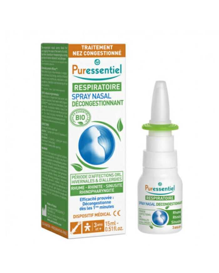 Spray nasal décongestionnant Puressentiel respiratoire