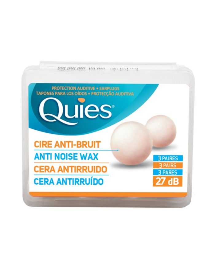 Cire anti-bruit Quies : 3 paires efficaces