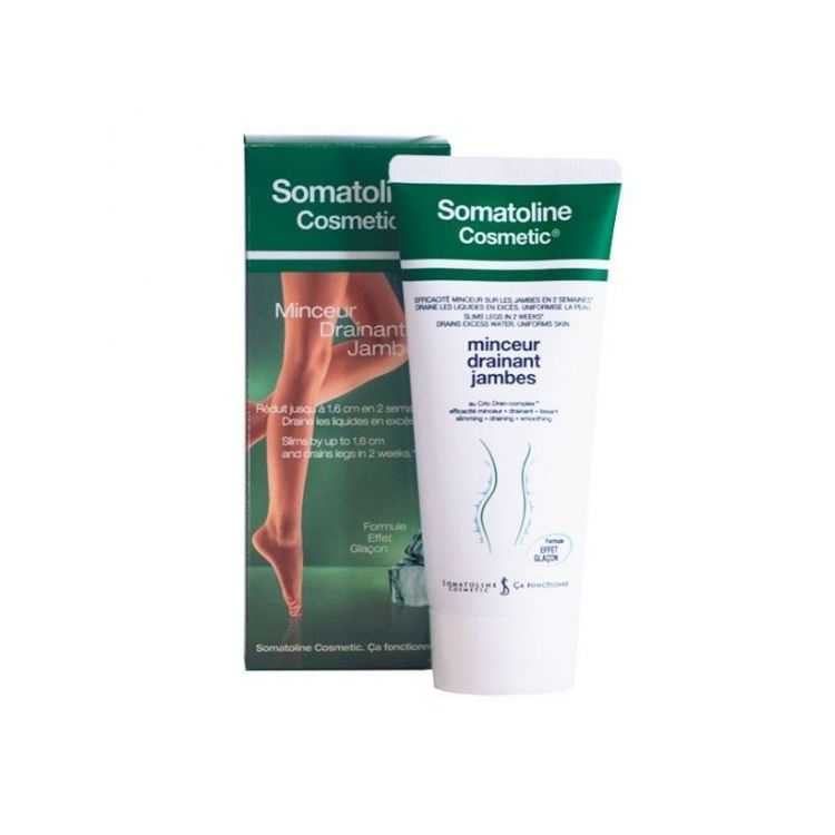 Crème amincissante drainante Somatoline pour jambes