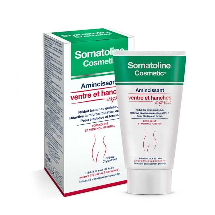 Somatoline Cosmetic : Crème Ventre et Hanches Express 150 ml