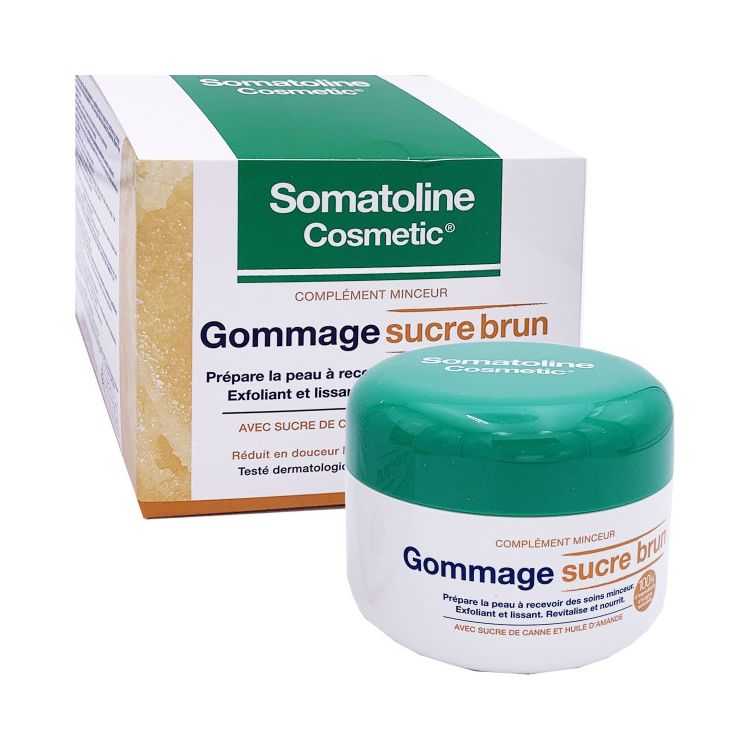 Gommage Sucre Brun Somatoline 350g pour Peau Douce